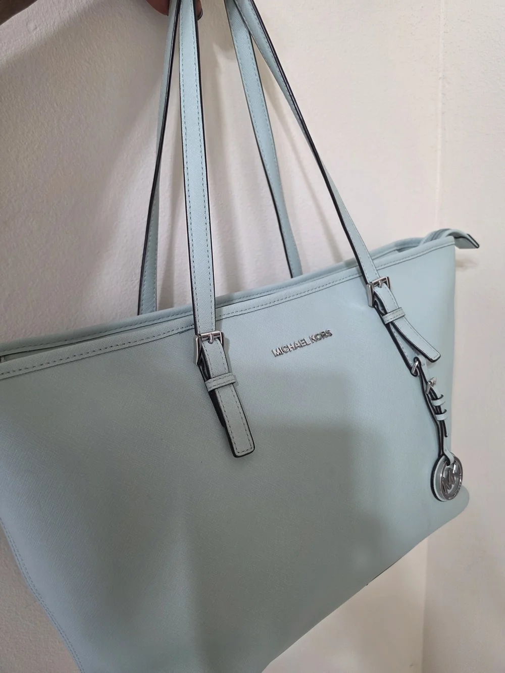 Michael Kors Light Blue Tote Bag